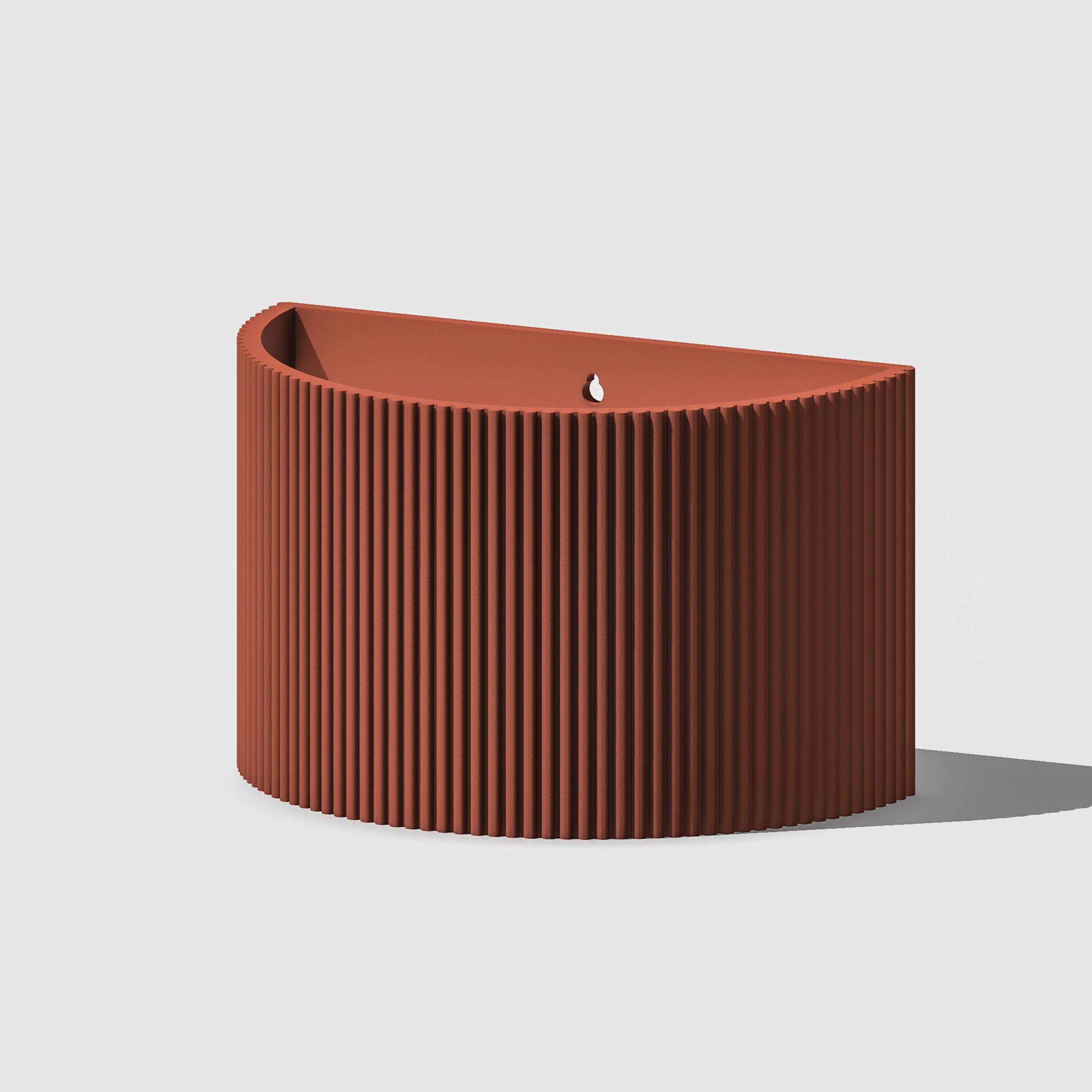 ☺︎ Ribbed Wall Planter, Indoor Hanging Planter, Unique Gift, 3D