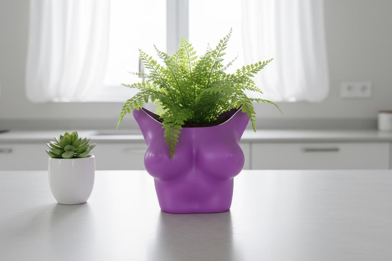 Female Body Planter, Boob Plant Pot, 3D Printed Planter Pot, Funny  Anniversary Gift for Boyfriend, Unique Home Decor, Torso Planter - Etsy