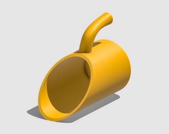 Plant Garden Soil Scoop with Handle for Succluents, Cactus and Houseplants. Unique Small Plant Shovel, Accessories for Leca and Aroid Mixes