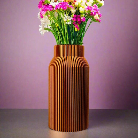 Large Vase, Onyx Dry Vase, Gifts for Home, Minimal Modern Centerpiece Design, Spring Refresh Decor, Unique Floral Vase Helios