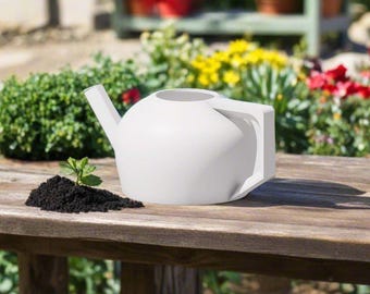 Modern Watering Can for Houseplants and Garden, 3D Printed Garden Gifts for Plant Lovers, Unique Mid-Century Decor, HydraMate