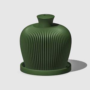 Watering Bell Thumb Pot, Controlled Watering Can for Plants, Gifts for Plant Lovers, Unique Plant Accessories, 3D Printed Chantepleure  Rib