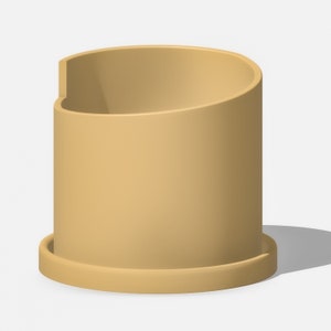 Unique Plant Pot with Drainage for Indoors, Unique 3D Printed for Flower and Succulents