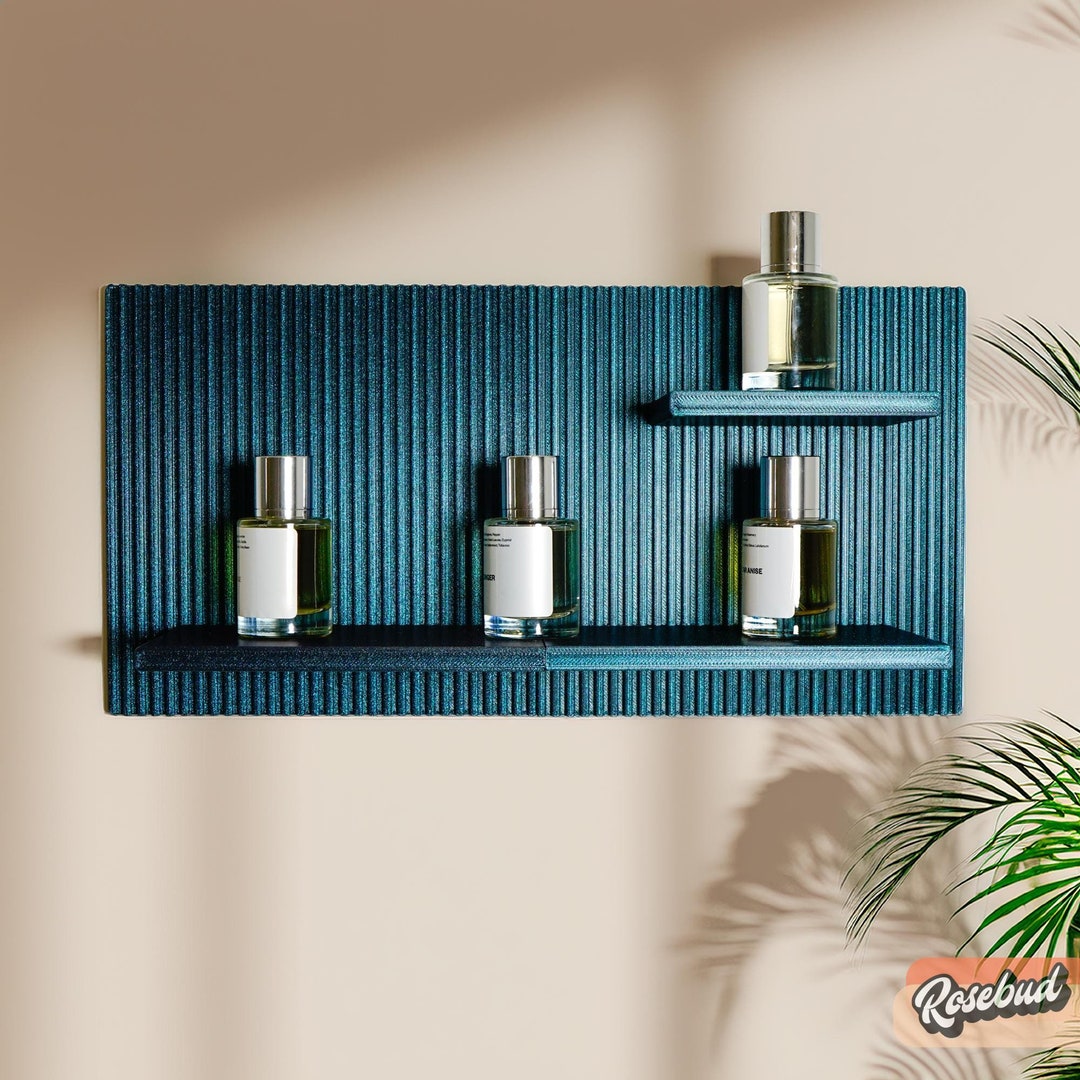 Bathroom Floating Wall Shelf, 3D Printed Perfume Display Reed Diffuser ...