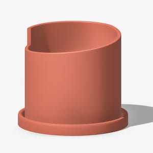 Plant Pot Unique in 4 5 6 7 8 inch sizes, 3d Printed Planter Pot with Drainage and Saucer Tray, Succulent and Cactus Pots, Coquette Decor