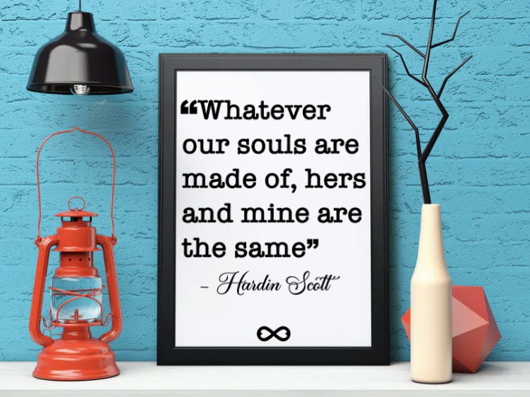 Hardin Scott Quote Etsy France