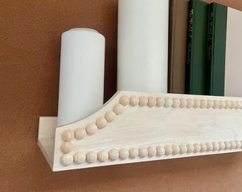 Estante flotante de madera hecho a mano: Decoración para habitaciones infantiles y de bebés
