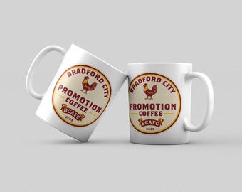 Bradford City Mug: League Two Promotion BCAFC Coffee Mug