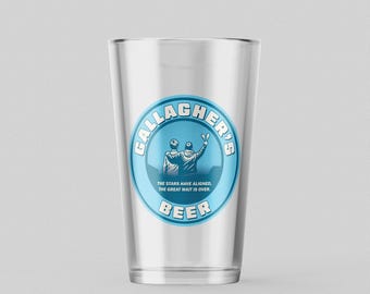 OASIS PRINTED 'LIVE '25' Shaker Pint Glass - Noel Liam Gallagher