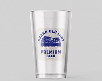 Everton Pint Glass: Goodison Park Tribute - Football Gift