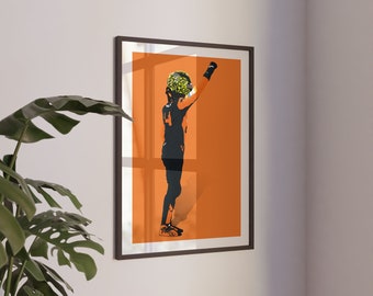 Lando Norris Print - McLaren F1 Poster - Miami 2024 - Print By Rob