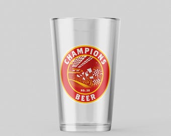 Liverpool FC Champions Beer Pint Glass - 20th Title Win