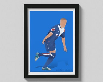 Simon Hackney Carlisle United Poster: 2007 Leeds Win Print