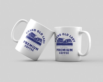 Everton Coffee Mug: Farewell Goodison Park - Grand Old Lady Design