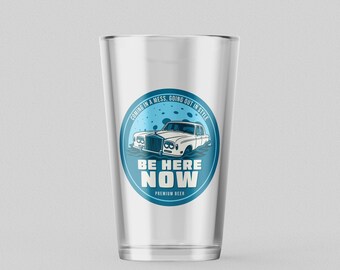 OASIS PRINTED 'LIVE '25' Shaker Pint Glass - Noel Liam Gallagher