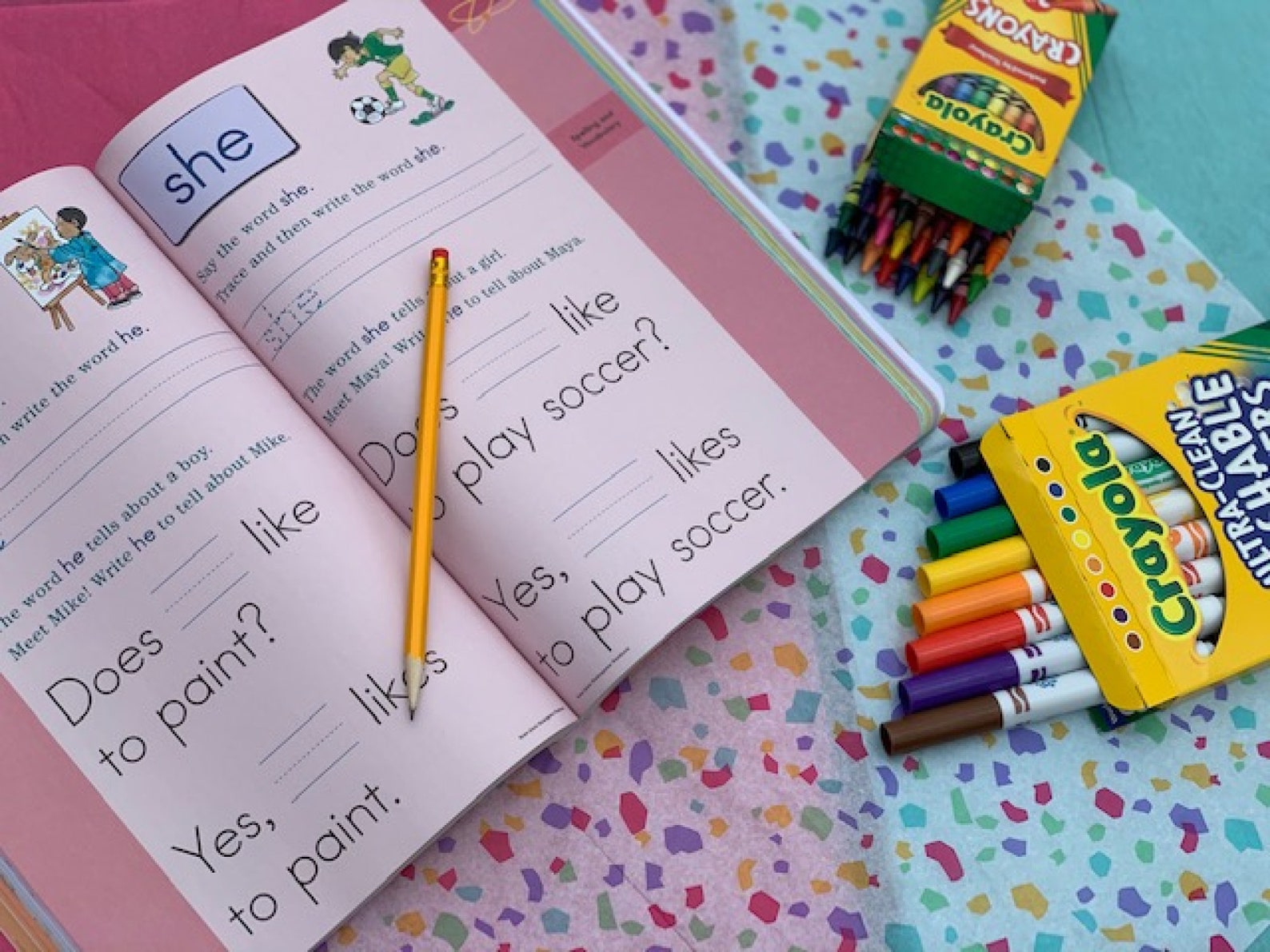 School Supply Kit Kindergarten Etsy