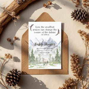 Lord of the Rings | Fantasy Baby Shower Invitation Template (Digital Download)