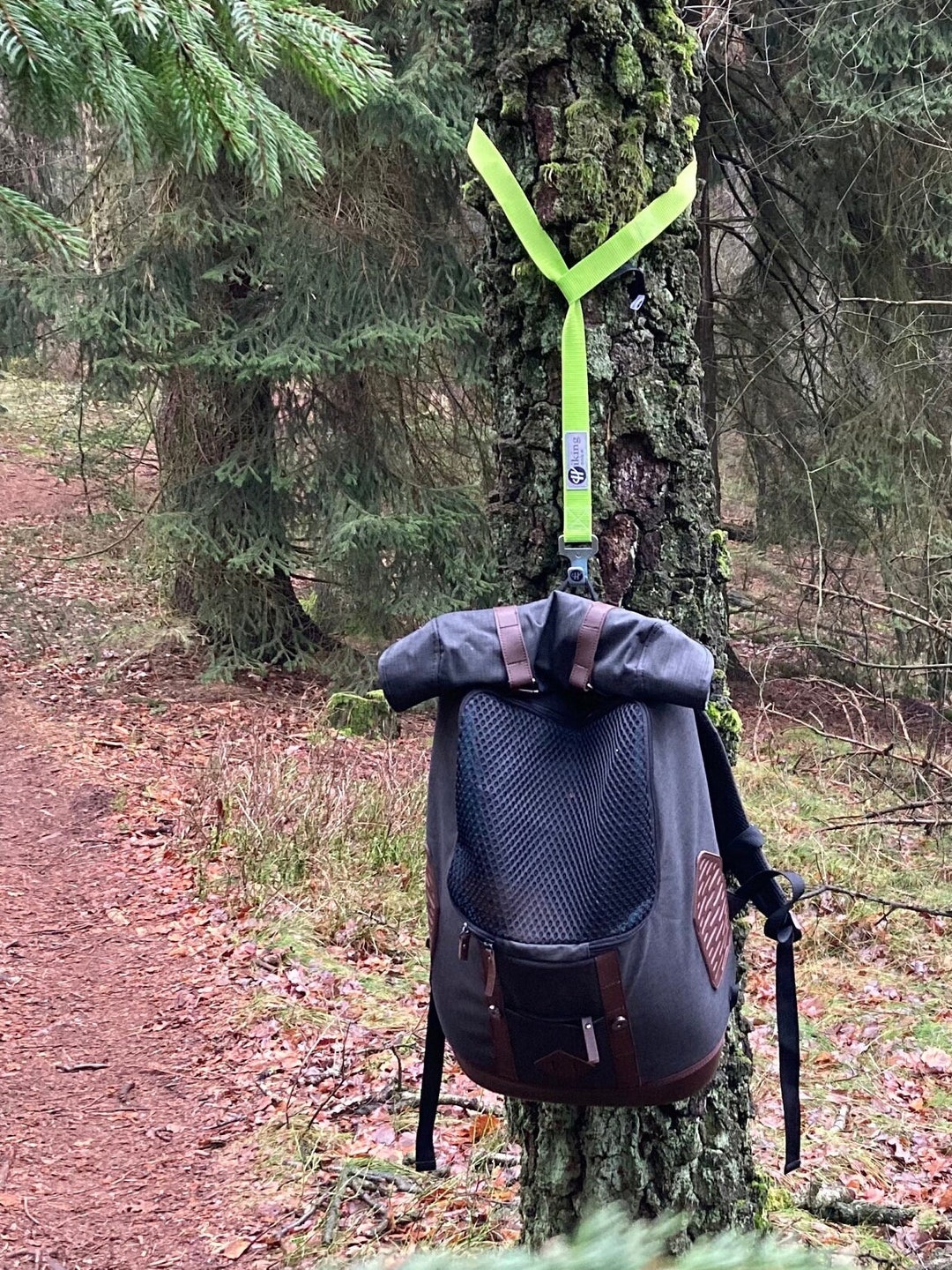 Backpack Hanger, Backpack Holder, Hook, Hiking Equipment, Bushcraft, Camping, Hiking Accessories, Suspension, Hiking, Accessories, Backpack