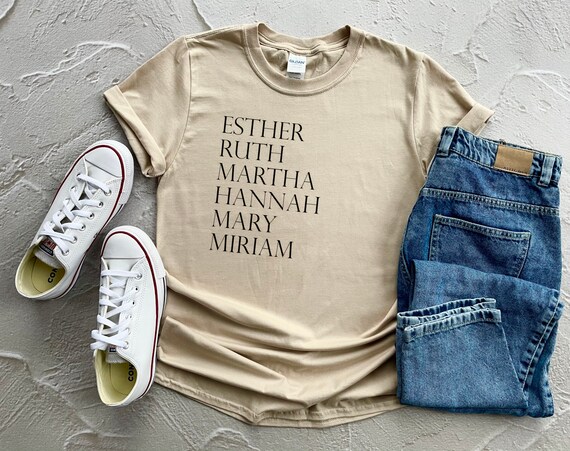 Women of the Bible Christian Shirt Inspirational Shirt | Etsy