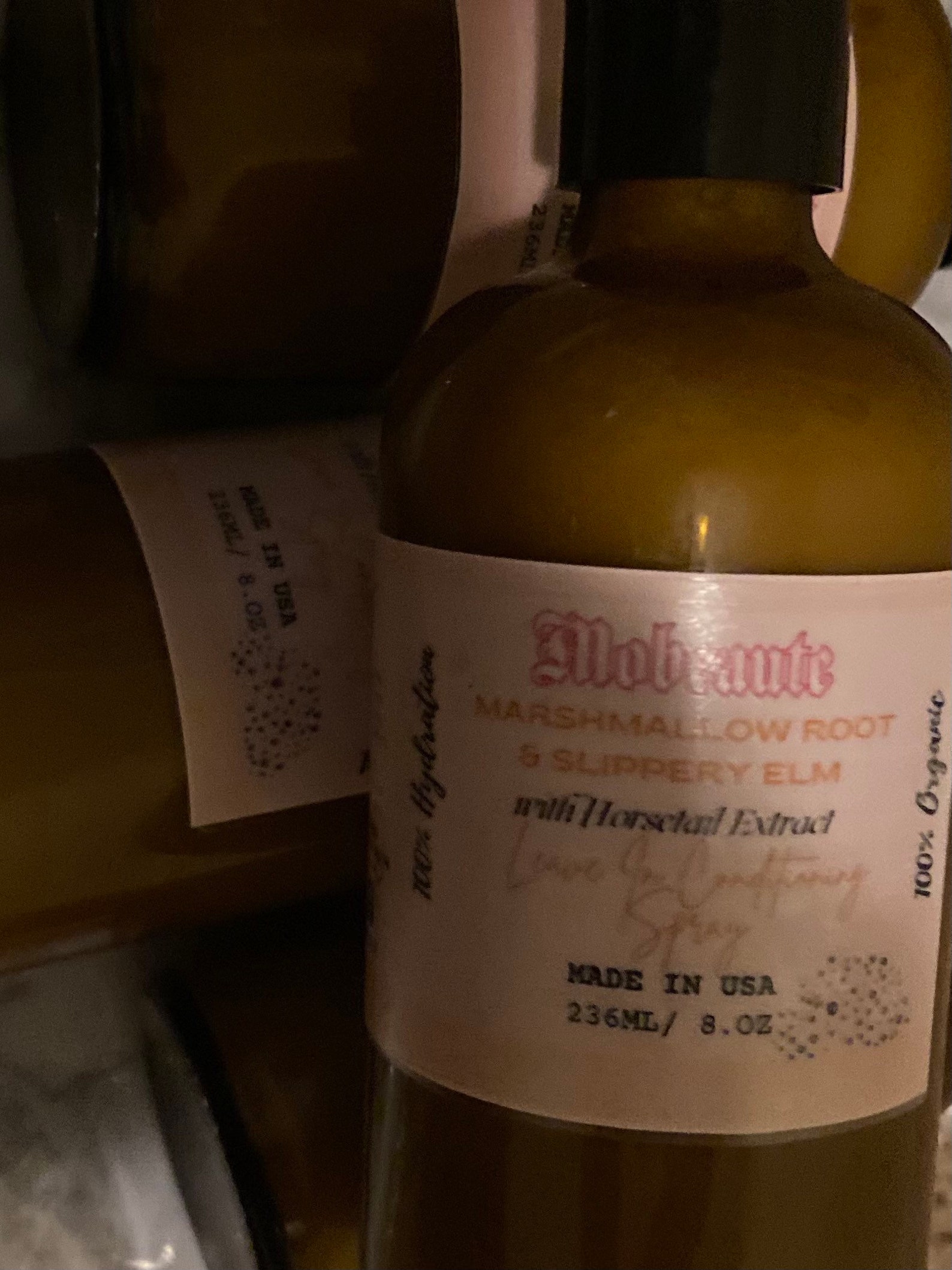 Slippery Elm & Marshmallow Root Leave In Conditioning Spray Etsy