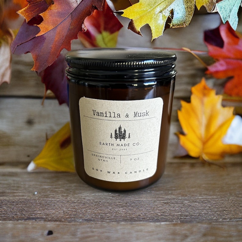 Vanilla & Musk Candle - Thumbnail 2