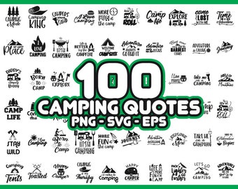 Camping Quotes Svg Etsy