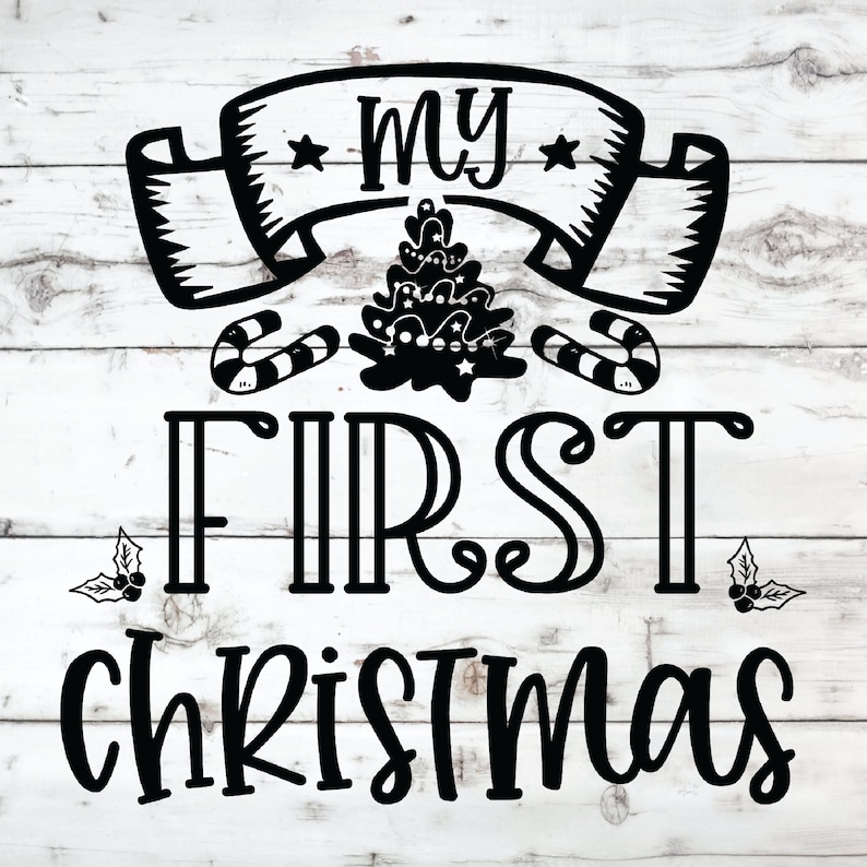 Download My First Christmas SVG cricut christmas christmas cut file ...