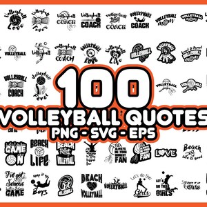 100 Volleyball Quotes SVG Bundle, volleyball svg, volleyball bundle, volleyball mom svg, volleyball svg shirt, volleyball png
