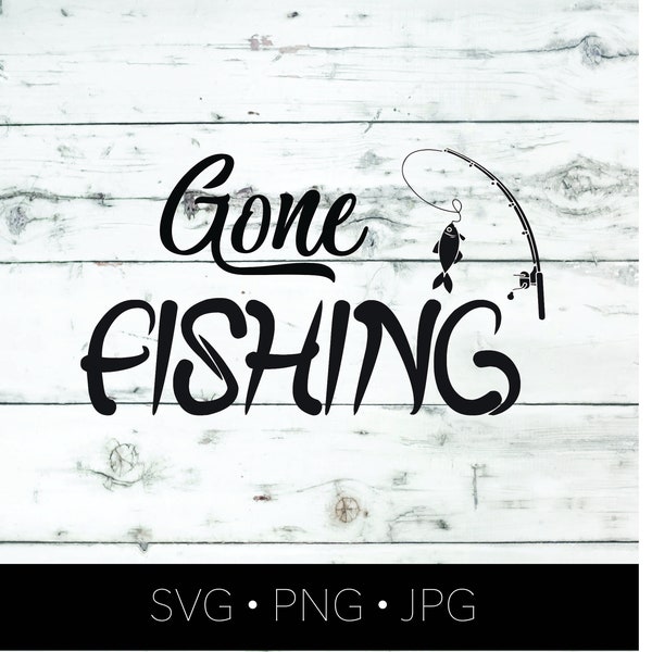 Gone Fishing SVG, fishing svg,+ Free Holiday SVG Bundle - 20 Designs