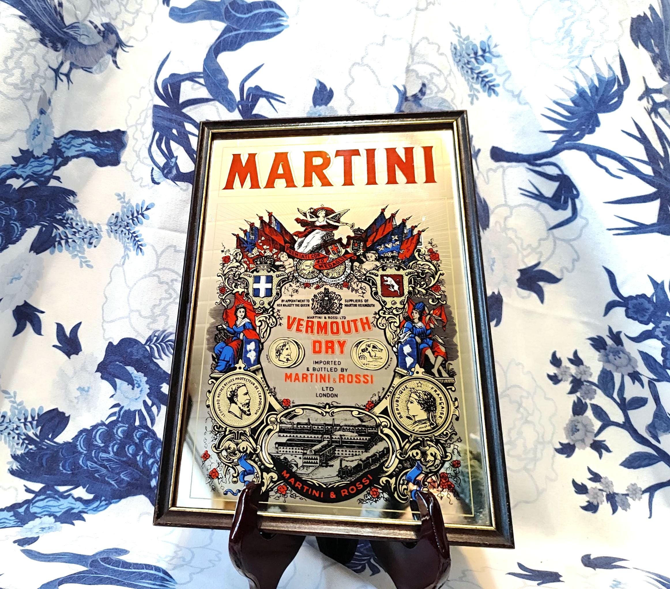 Advertising Branded Vintage Martini Mirror - Etsy