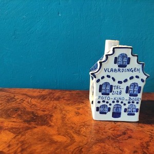 Vintage 1960s Dutch House shaped ashtray