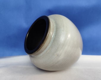 Large Vintage Mobach Vase, Handmade Dutch Design