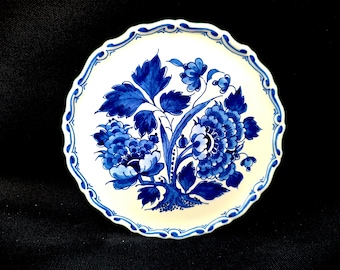 Plato decorativo pequeño azul real de Delft de la colección "The Original Blue" de De Porceleyne Fles