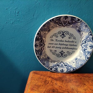 Vintage Delft Blue plate