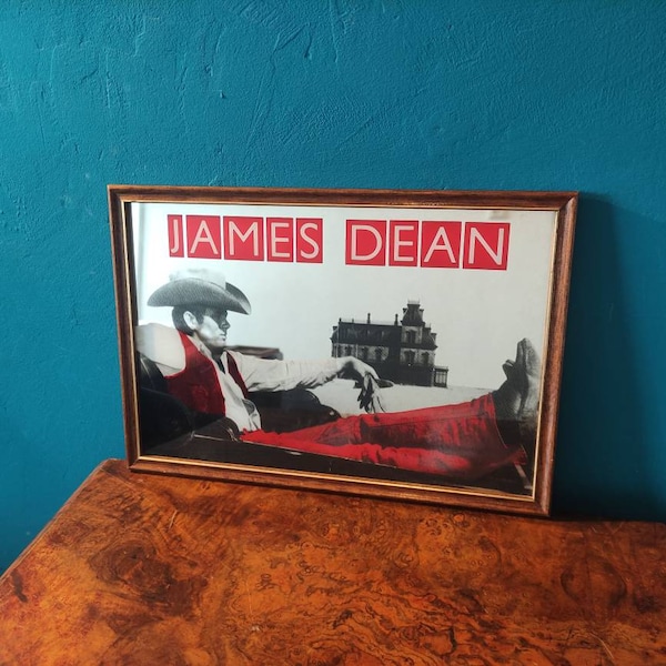 Miroir James Dean avec scène de Giant