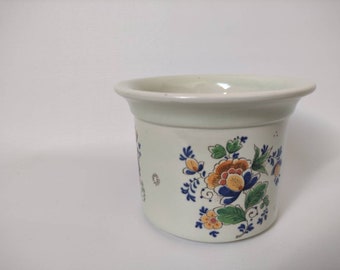 ポリクロームデルフトヴィンテージ植木鉢 - Etsy 日本