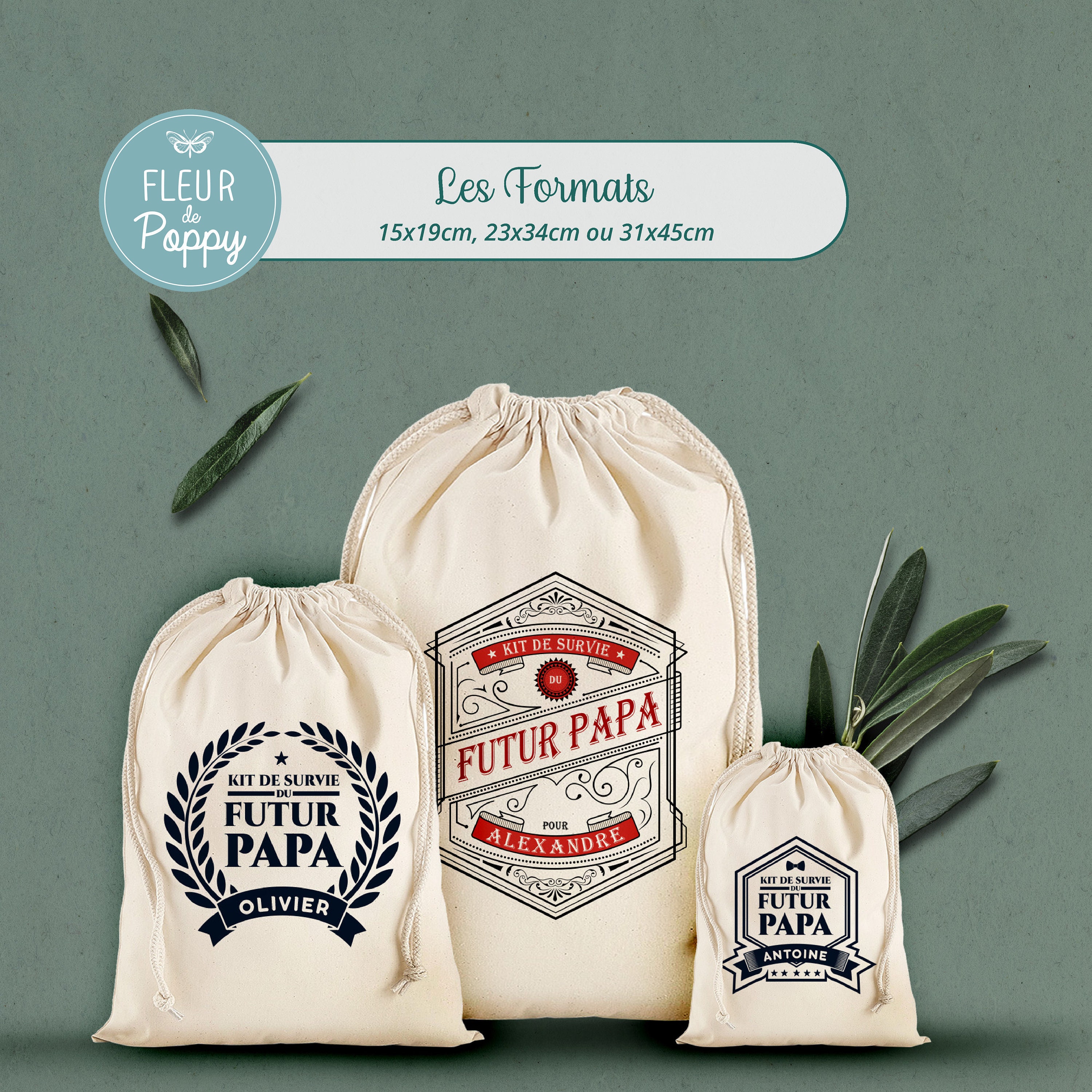 Kit de survie maternité du futur papa Cadeau super papa cadeau de naissance  Pochon personnalisé pour futur papa -  France