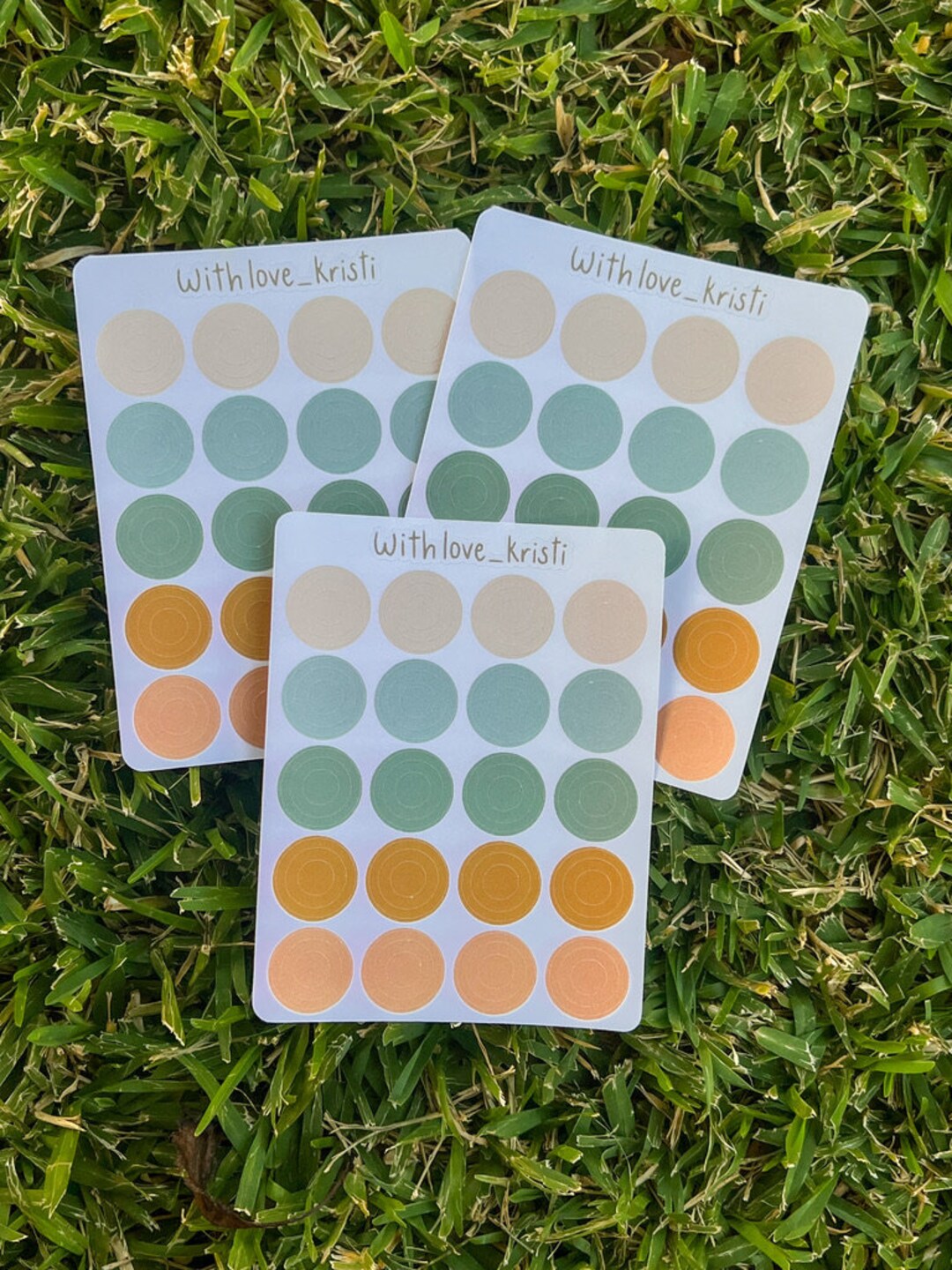 Concentric Circles Sticker Sheet - Etsy