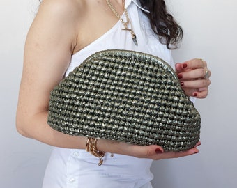 KHAKI Wedding Bag, Khaki Evening Clutch, Khaki Pouch Bag, Wedding bag for guests, Evening bag clutch