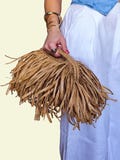 Raffia Fringe Clutch, Boho Top Handle Purse, Handmade Woven Handbag, Personalized Color Summer Bag, Statement Wedding Accessory product logo