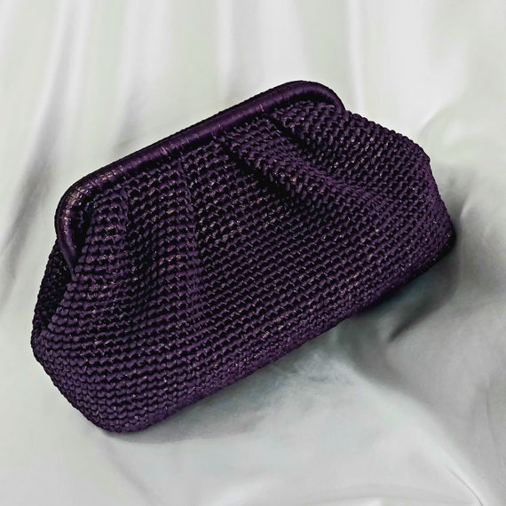Pochette violette mariage hotsell