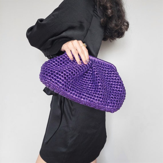 Purple wedding bag deals