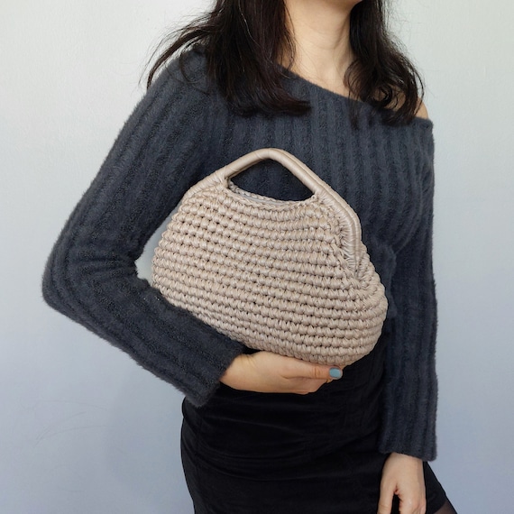 Beige Wedding Bag for Woman Beige Evening Bag Beige Wedding Guest Bag Beige Clutch Bag