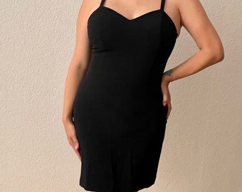 Vestido negro vintage - Nic Janik - LBD - talla EU42