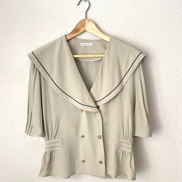 Sailor Collar Tops Etsy