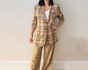 Vintage Silk Blazer - DAKS Signature