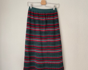 Vintage Rodier Knitted Long Skirt - REPAIRED