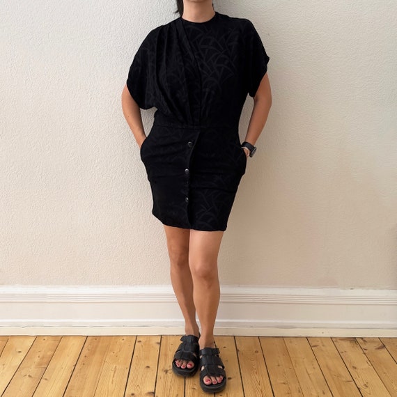 Vintage  Pierre Cardin Black Mini Dress - image 2