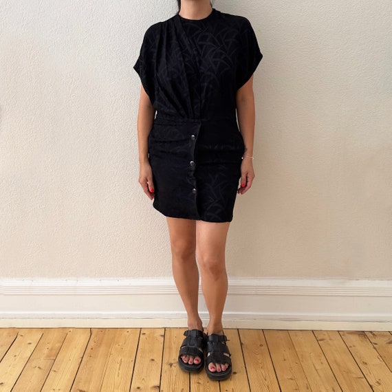 Vintage  Pierre Cardin Black Mini Dress - image 1