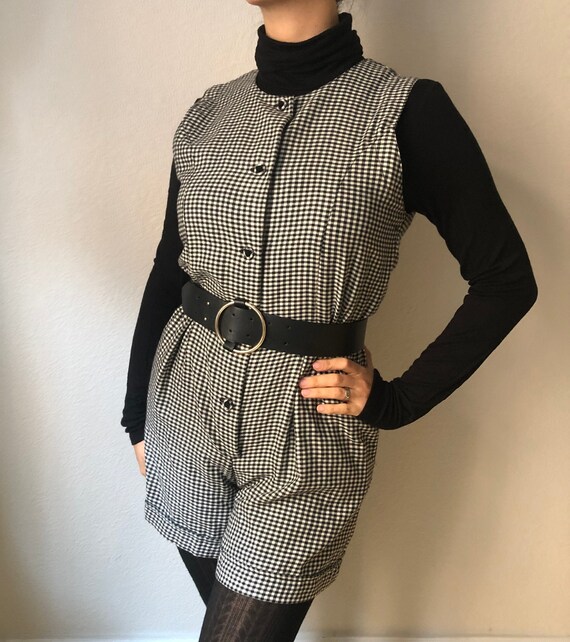 70's Wool Vintage Playsuit